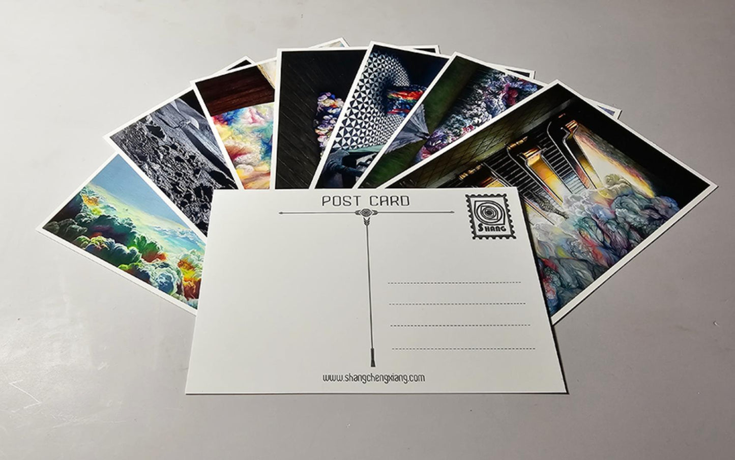 Journey in the Clouds Series Art Postcard